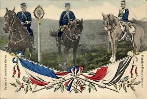 Ak Deutsch-Französische Grenze, Ulan