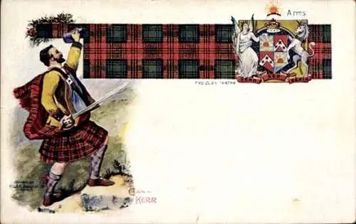 Wappen Ak Clan Kerr, The Clan Tartan, Arms