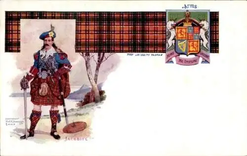 Wappen Ak Jacobite, Tartan, Arms