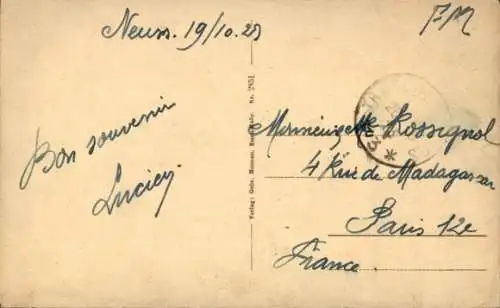 Ak Neuss am Rhein, Bahnhof