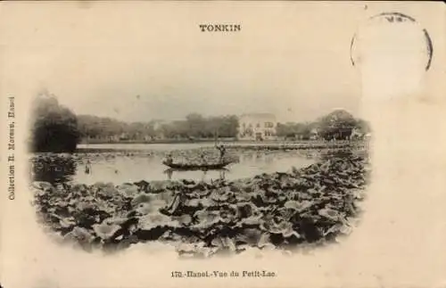 Ak Hanoi Tonkin Vietnam, Vue du Petit Lac