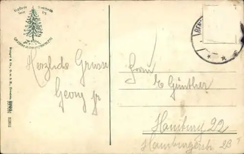 Ak Benneckenstein Oberharz, Bergstraße, Kirche