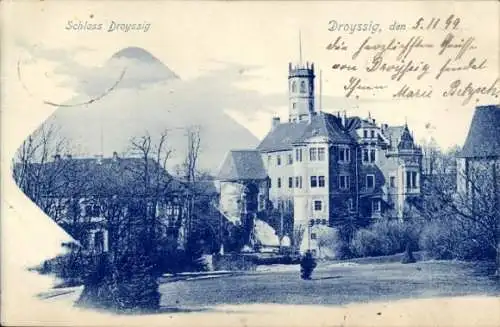 Ak Droyßig im Burgenlandkreis, Schloss