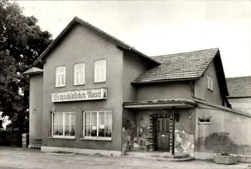 Ak Mosel Zwickau in Sachsen, Bergschlösschen Mosel, Gaststätte