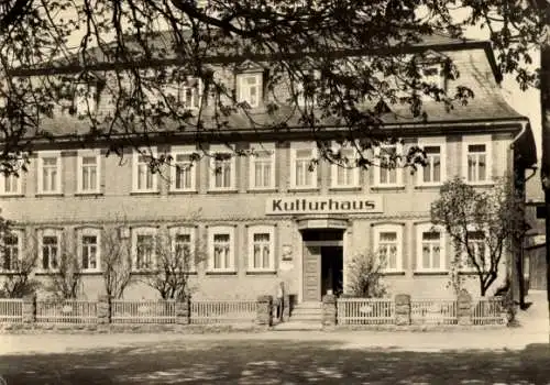 Ak Herschdorf Großbreitenbach in Thüringen, Kulturhaus