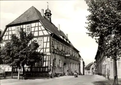 Ak Heldburg in Thüringen, Gaststätte Schlundhaus, Thälmannstraße