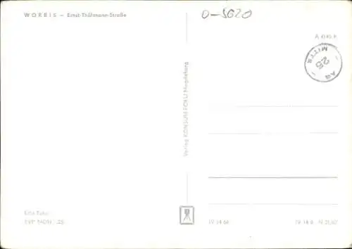 Ak Worbis im Eichsfeld Thüringen, Ernst-Thälmann-Straße