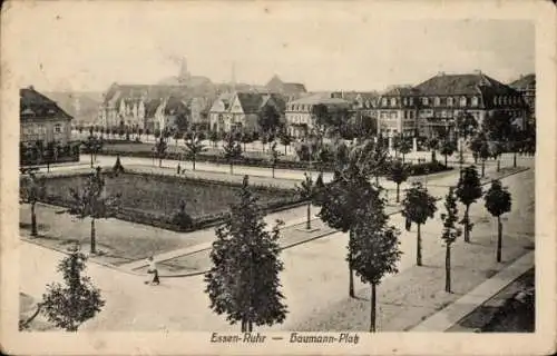 Ak Essen im Ruhrgebiet, Haumann-Platz