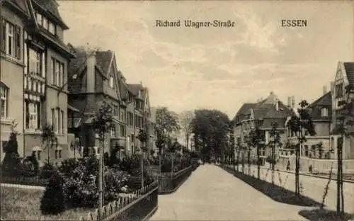 Ak Essen im Ruhrgebiet, Richard Wagner Straße