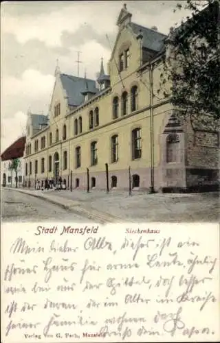 Ak Mansfeld im Harzvorland, Siechenhaus