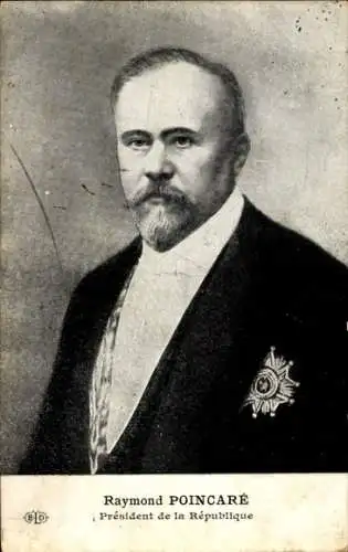 Ak Raymond Poincaré, Président de la République, Portrait