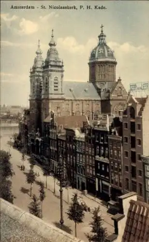 Ak Amsterdam Nordholland Niederlande, Sankt Nicolaaskerk