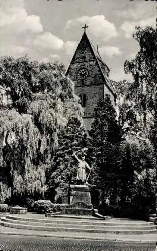 Ak Steinhagen in Westfalen, Evangelische Kirche