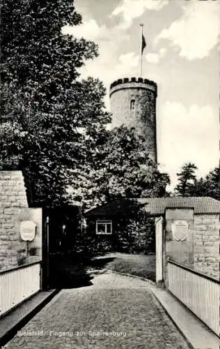 Ak Bielefeld, Sparrenberg, Sparrenburg, Eingang