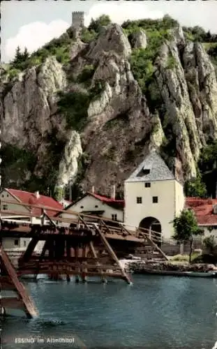 Ak Essing im Altmühltal, Torbrücke, Ruine Randeck