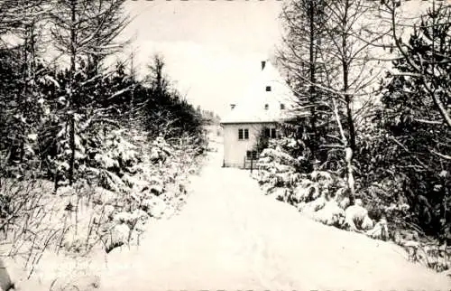 Ak Meschede im Sauerland, Haus Dortmund, Winter