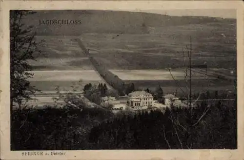 Ak Springe am Deister, Jagdschloss, Panorama