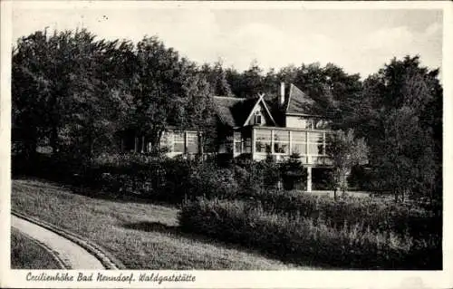 Ak Bad Nenndorf in Niedersachsen, Cecilienhöhe, Café, Restaurant, Waldgaststätte