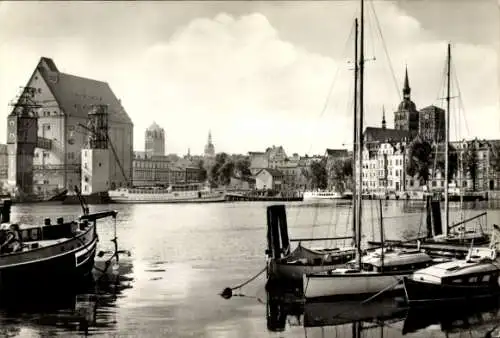 Ak Stralsund in Vorpommern, Hafen