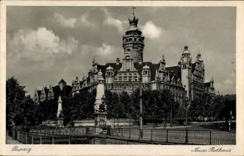 Ak Leipzig in Sachsen, Neues Rathaus