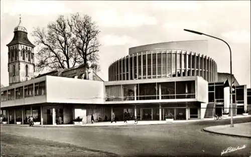 Ak Münster in Westfalen, Neues Theater, Außenansicht
