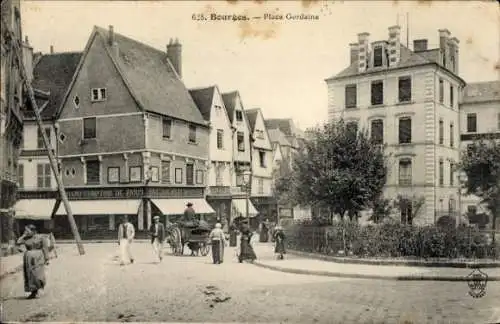 Ak Bourges Cher, Place Gordains