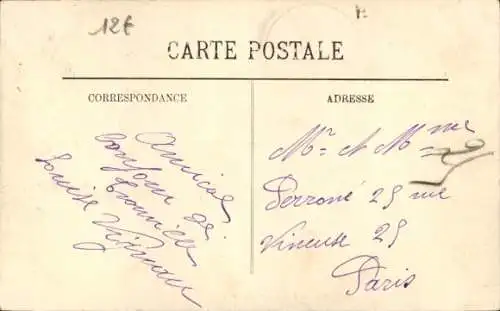 Ak Trouville Calvados, La Poste de la Rue Victor-Hugo