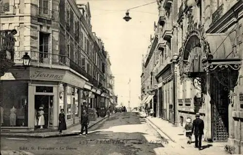 Ak Trouville Calvados, La Rue de Paris