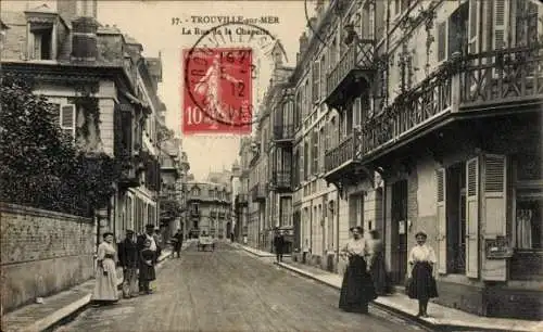 Ak Trouville sur Mer Calvados, Rue de la Chapelle