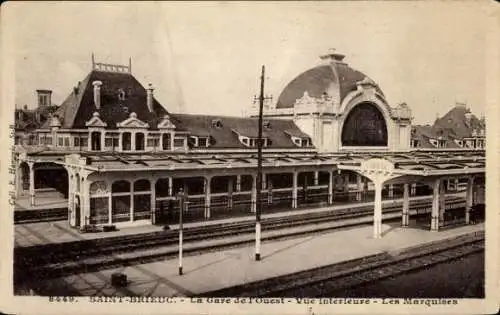 Ak Saint Brieuc Côtes d'Armor, La Gare de l'Oest, Marquesas