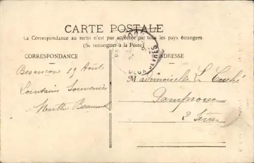 Ak Besançon Doubs, Pont de Baitant