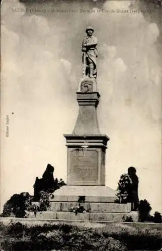 Ak Sauzet Drôme, Kriegerdenkmal 1914-1918