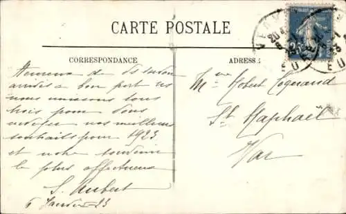 Ak Vernon Eure, Maisonnette sur le Vieux Pont