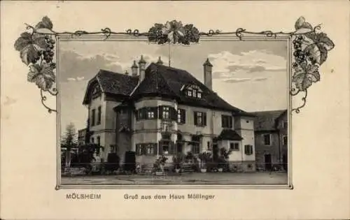 Ak Mölsheim Rheinland Pfalz, Haus Möllinger