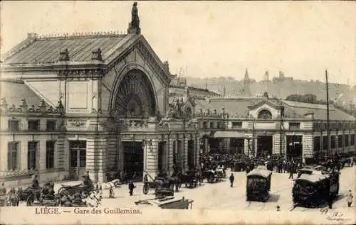 Ak Lüttich Lüttich Wallonien, Bahnhof Guillemins