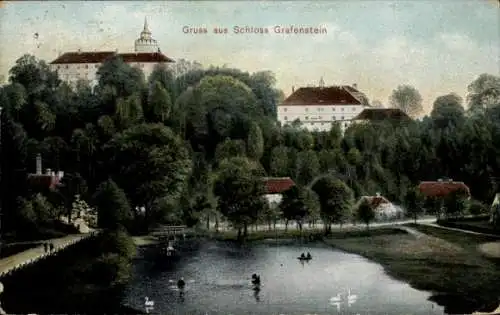 Ak Grabštejn bei Chotyně Bad Ketten Region Reichenberg, Schloss Grafenstein