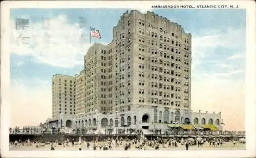 Ak Atlantic City New Jersey USA, Ambassador Hotel