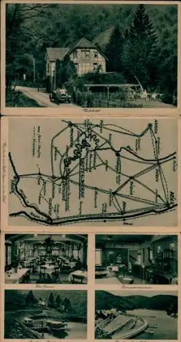 Klapp Ak Urfttal Gemünd Schleiden, Waldhotel Urfttalsperre, Inh. Wilhelm Arens