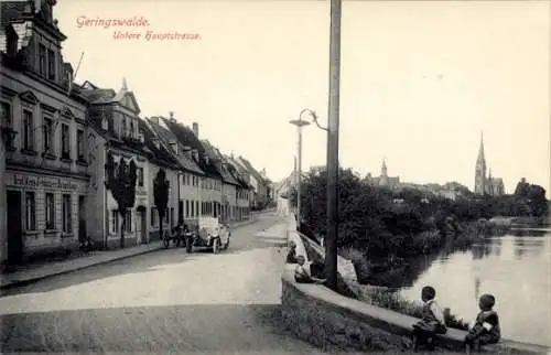 Ak Geringswalde Sachsen, Untere Hauptstraße