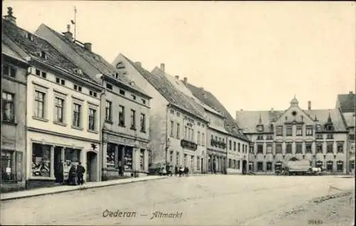 Ak Oederan Sachsen, Altmarkt