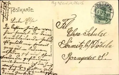 Ak Oederan Sachsen, Altmarkt