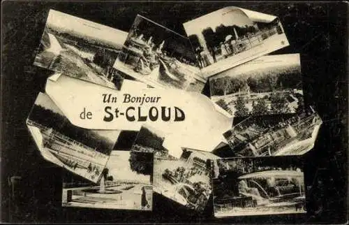 Set von 64 Ak Saint Cloud Hauts de Seine