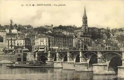 Set von 64 Ak Saint Cloud Hauts de Seine