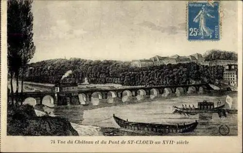 Set von 64 Ak Saint Cloud Hauts de Seine