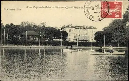 Set von 52 Ak Enghien les Bains Val d'Oise