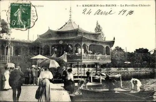 Set von 52 Ak Enghien les Bains Val d'Oise