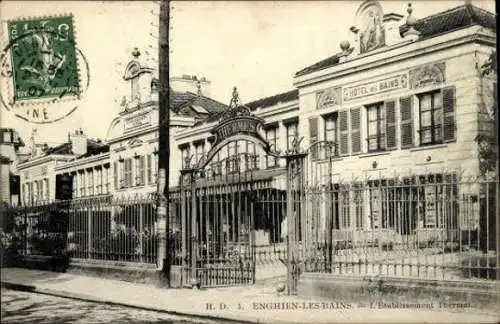 Set von 52 Ak Enghien les Bains Val d'Oise