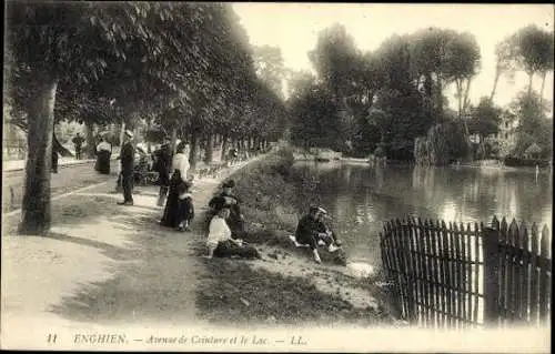 Set von 52 Ak Enghien les Bains Val d'Oise