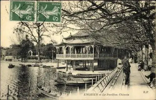 Set von 52 Ak Enghien les Bains Val d'Oise