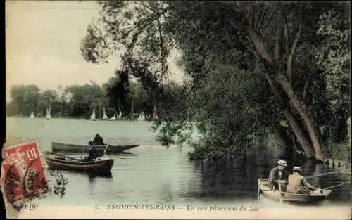 Set von 52 Ak Enghien les Bains Val d'Oise